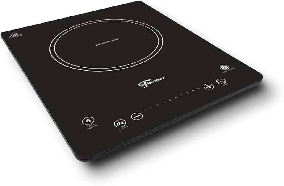 FISCHER COOKTOP INDUÇÃO 1 BOCA MESA VITROCERÂMICA PRETA 220V 26884-59097
