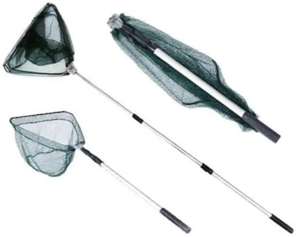 Cmik Rede de Pesca Alumínio Telescópica e Retrátil 172 cm