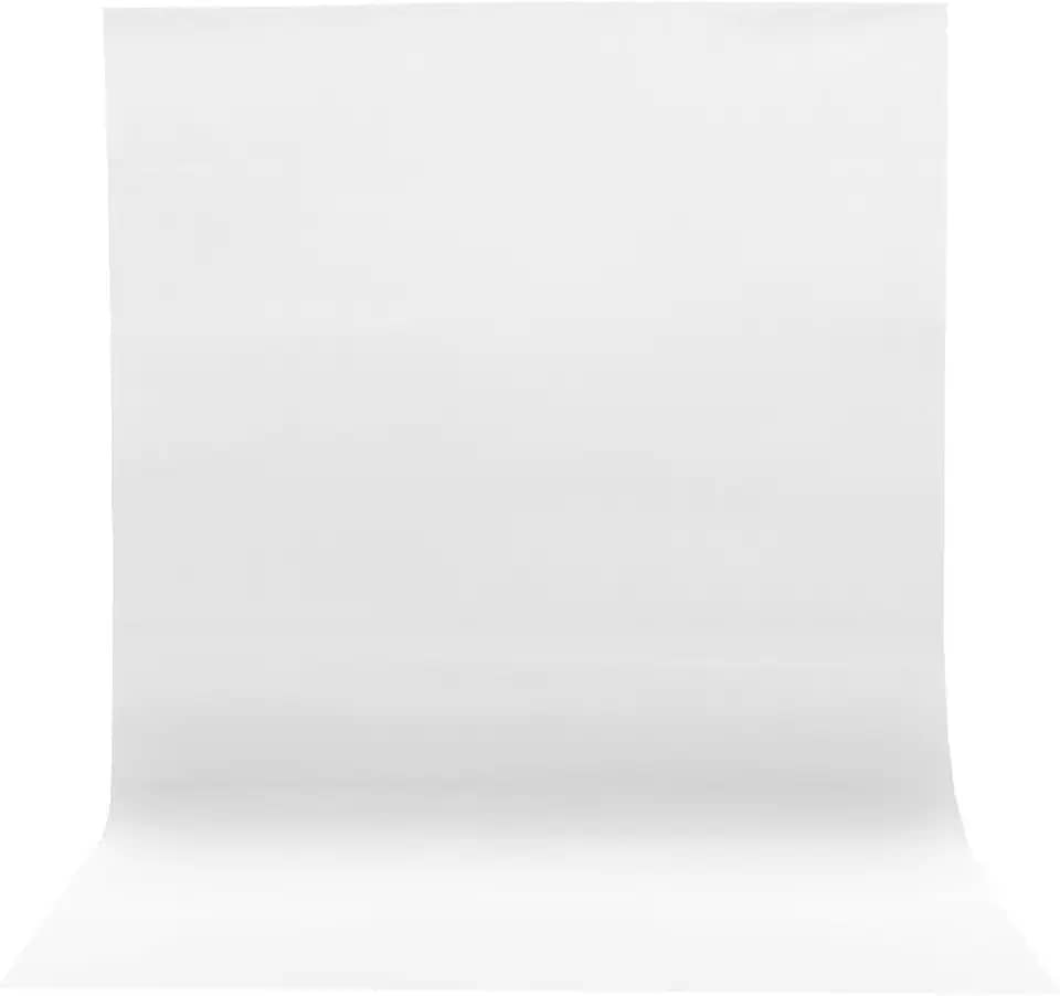 Pano de fundo branco para fotografia, cortina de fundo fotográfico de 2 m x 3 m, tela de fundo de sessão de fotos de tecido não tecido para decoração de festa de aniversário de estúdio (200 x 300 cm)