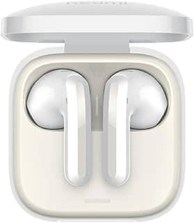 Xiaomi Redmi Buds 6 Active, Fones de Ouvido Sem Fio, Versão Global (Branco)