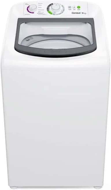 Lavadora de Roupas Consul 9kg Branco Cwb09bbbna 220v