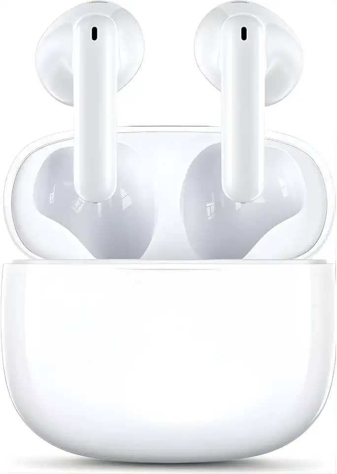 Fone De Ouvido Sem Fio, Bluetooth 5.4, Compatível Com Todo Celular, Cancelamento Ruído, Bateria Até 16 Horas de Uso, Microfone Para Chamadas, Controle Touch, Conecta no Notebook - Linha Premium