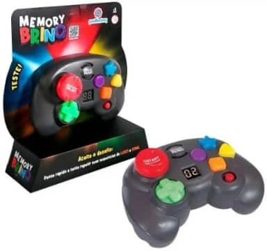 Brinquedo Controle Jogo Da Memória Com Luz E Som P/ Crianças