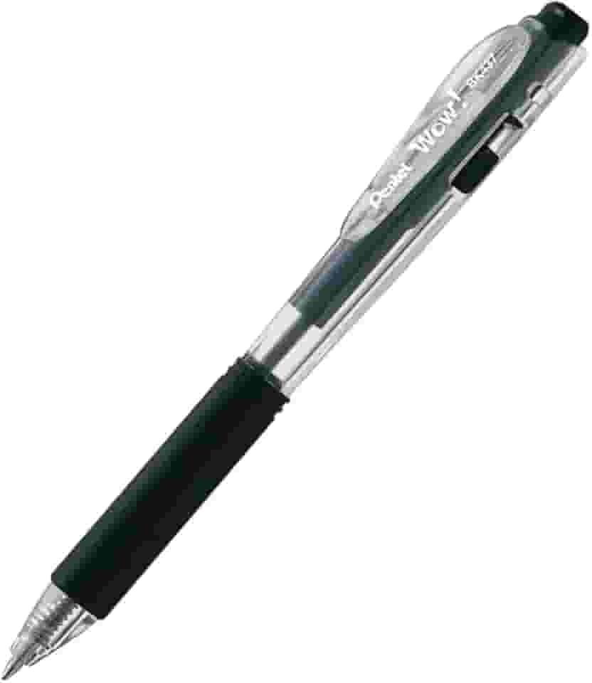 Pentel Caneta Esferográfica Wow 0.7mm Preta SM/BK437-A