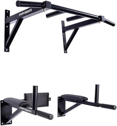 Barra Fixa de Parede + Paralela com encosto