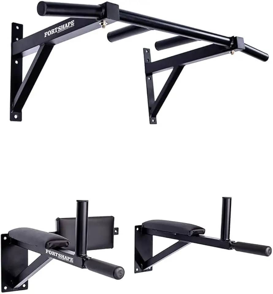 Barra Fixa de Parede + Paralela com encosto