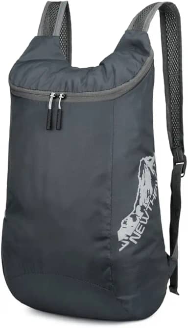 Mochila 20L Leve e Anti-Respingos para Trilhas, Academia e Dia a Dia com Organização