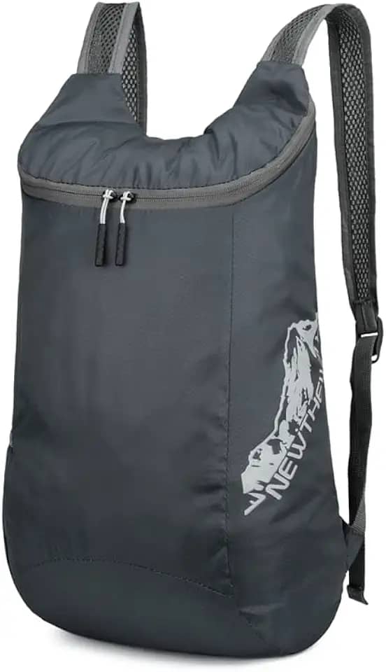 Mochila 20L Leve e Anti-Respingos para Trilhas, Academia e Dia a Dia com Organização