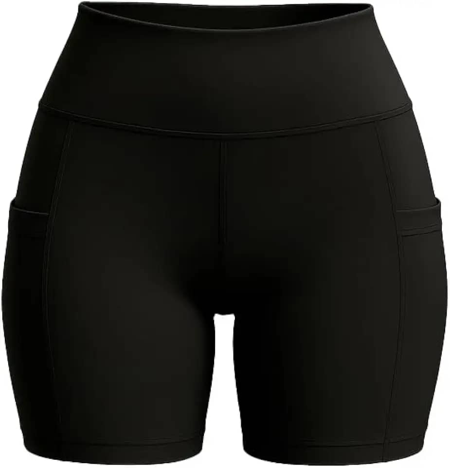 Short Fitness Com Bolso Feminino Corrida Treino Liso Básico