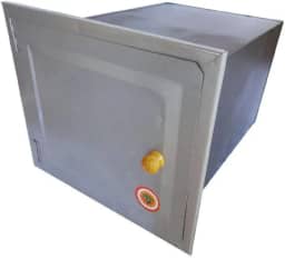 Forno De Chapa Galvanizada N°03 Sem Cinzeiro 50x35x30cm