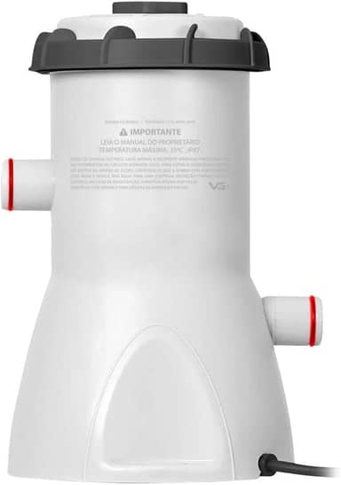 Bomba Filtrante 3.028 Litros/h com Cartucho para Piscina Inflável e Estrutural VG Plus 110v