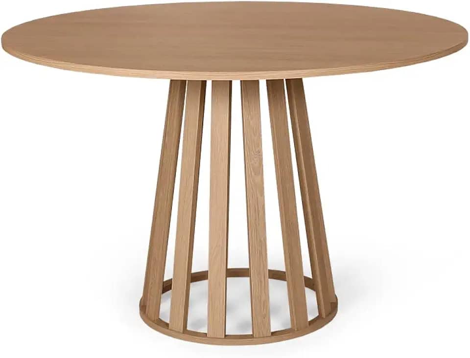 Mesa de Jantar Redonda 6 Lugares 120cm Gabi Jade - Straub Web