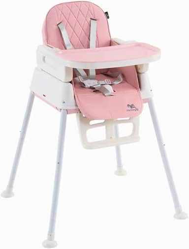 Cadeira De Alimentação Infantil 3 em 1 Harmony Maxi Baby (Rosa)