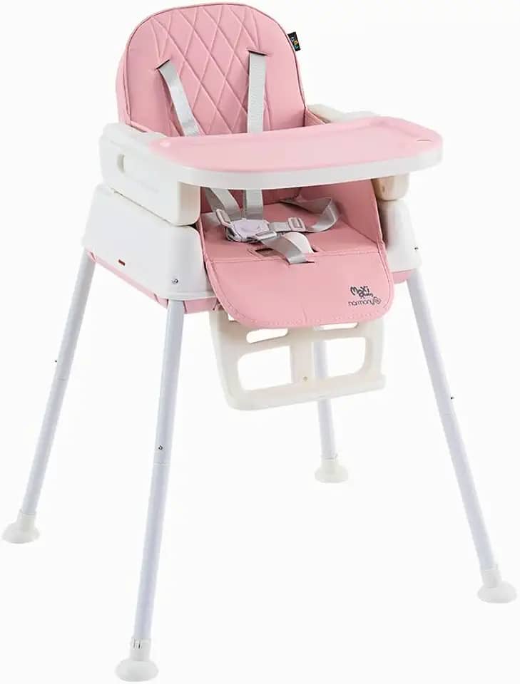 Cadeira De Alimentação Infantil 3 em 1 Harmony Maxi Baby (Rosa)