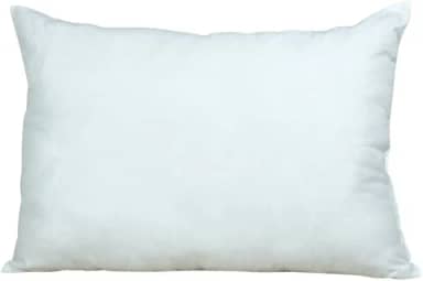 Travesseiro Pluma de Ganso Sintética 68x48cm | Tecido 100% Poliéster Branco | Macio e Confortável