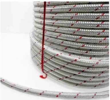 20 Metros Corda Tipo Bombeiro 12mm Suporta 2,5t Nr18