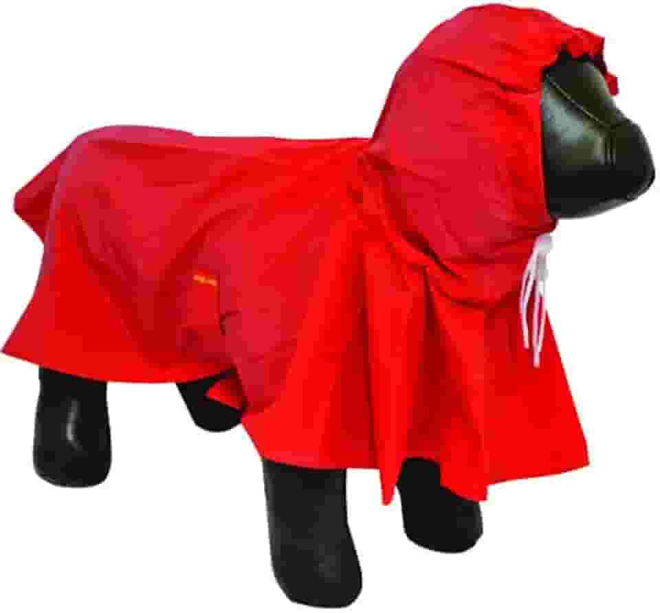 São Pet Mega Store 421M-3 Capa de Chuva Média, Vermelho, 40 x 60 cm
