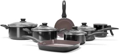 Brinox - Jogo de Panelas Easy 7 Peças Ceramic Life - Antiaderente Cerâmico