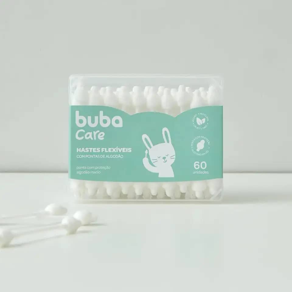 Buba, Hastes Flexíveis Baby 60 Unidades