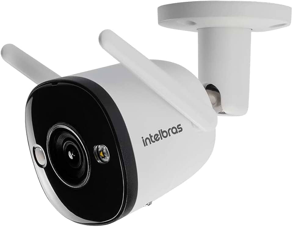 Câmera de Vídeo Externa Compatível com Alexa Wi-Fi Full HD iM5+ Full Color Intelbras