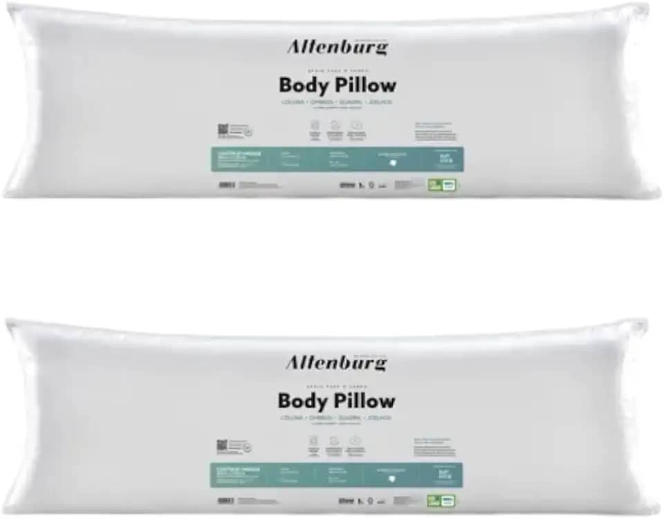 Kit 2 Travesseiro Almofada De Corpo 130x40cm Altenburg