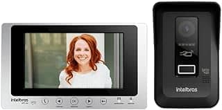 INTELBRAS Videoporteiro Wi-fi Allo wT7 Lite Preto/Prata