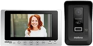 INTELBRAS Videoporteiro Wi-fi Allo wT7 Lite Preto/Prata