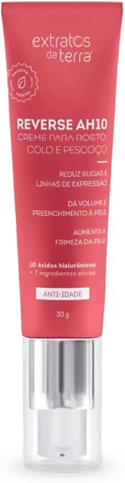 Creme anti-idade reverse ah10 para rosto, colo e pescoço 30 g
