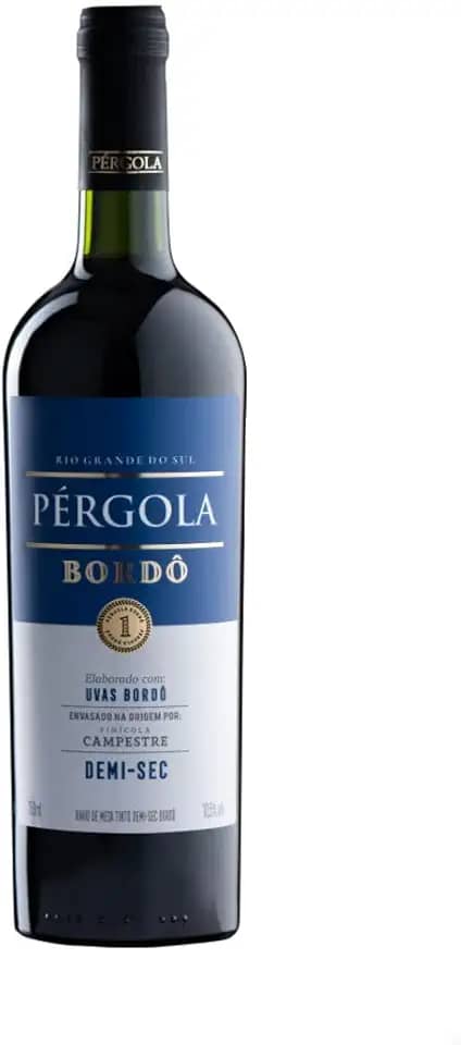 VINHO TINTO DEMI SEC BORDO PERGOLA 1 LT