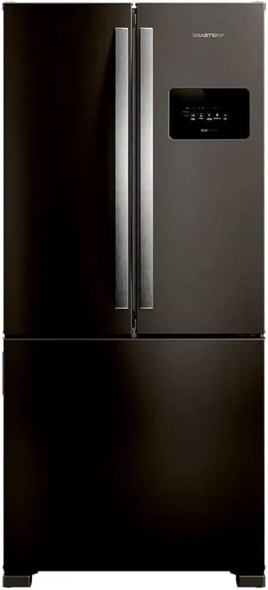 Geladeira Frost Free French Door 3 Portas Preta Brastemp - BRO85ME 220v