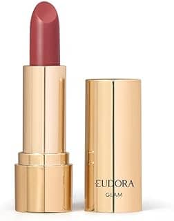 Eudora Glam Metals Batom Cremoso Rosa Queimado Diva Suprema 3,6g