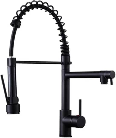 Torneira Gourmet 50cm com Misturador Monocomando Preta de Bancadabelccatgm50p-bl