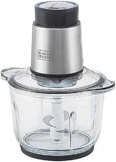 BLACK+DECKER Processador de Alimentos Antiaderente em Inox, Gourmand Gris, Modelo MP300G, 110V