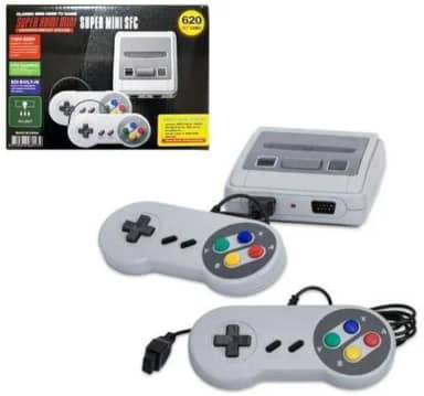Console Super Classic Edition + 2 Controles + 600 Jogos Clássicos Nintendo