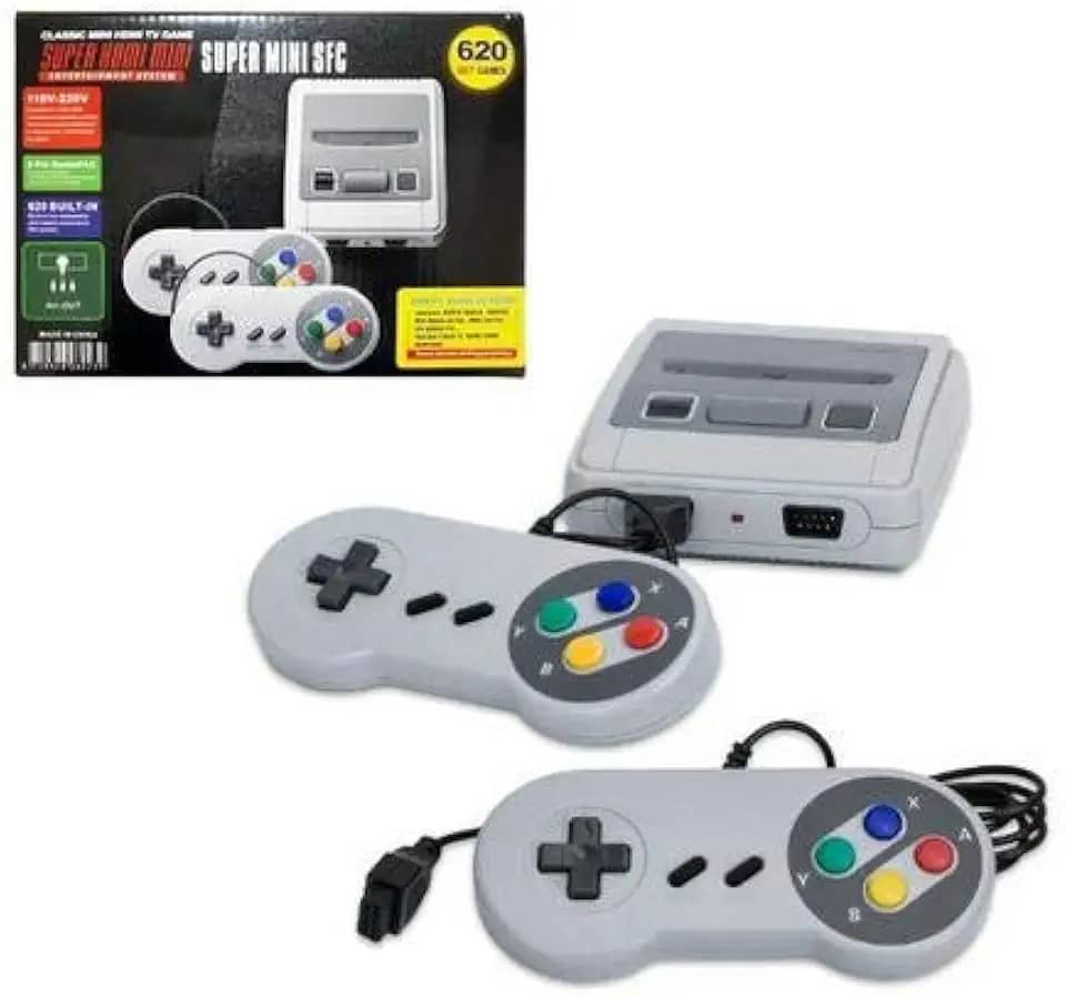 Console Super Classic Edition + 2 Controles + 600 Jogos Clássicos Nintendo