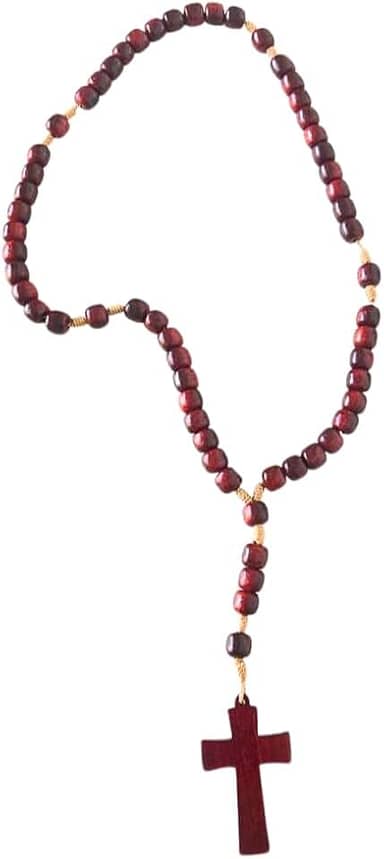 Terço Madeira Imbuia Tradicional Resistente