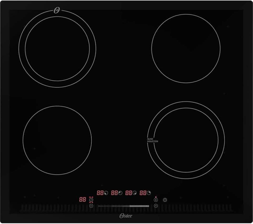 Cooktop por Indução Oster, Touch Screen, 4 Bocas, 220V, OTOP402
