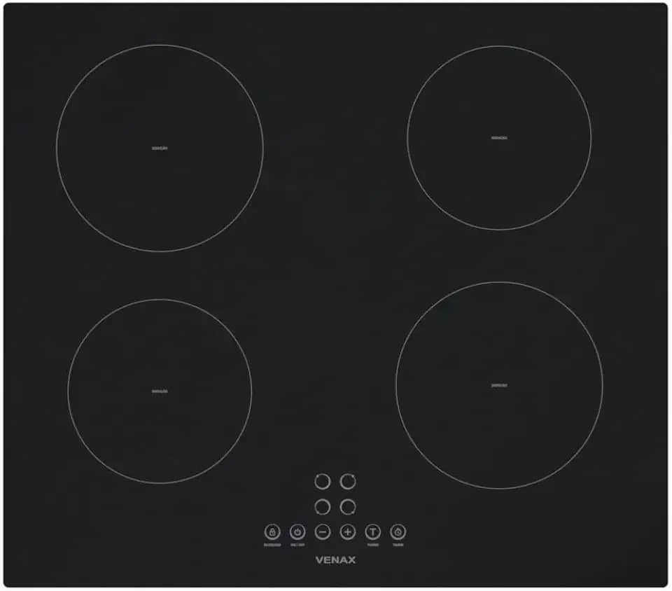 Cooktop de Inducao 4 Bocas Venax Eclipse Preto 220 V