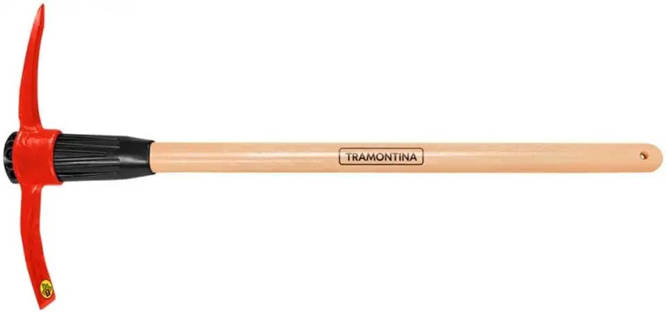 Tramontina Picareta Estreita em Aço Tamanho 5 com Cabo de Madeira, Olho Oval de 70x45 mm, 90 cm, Multicolorido