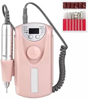 Super Lixa Elétrica De Unha Profissional melhor acabamento Motor 30000 RPM Unha Em Gel e porcelana digital e sem fio - ORIGINAL - 1° linha