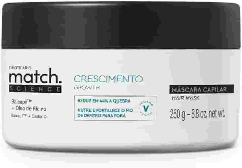 O BOTICARIO MATCH SCIENCE MASCARA CAPILAR CRESCIMENTO 250g