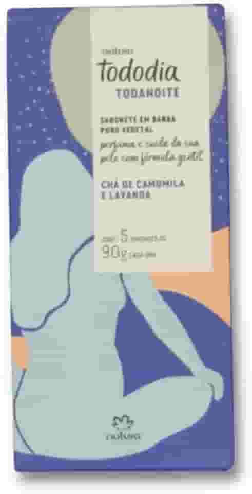 Sabonete em barra Tododia Todanoite Cha de camomila e lavanda
