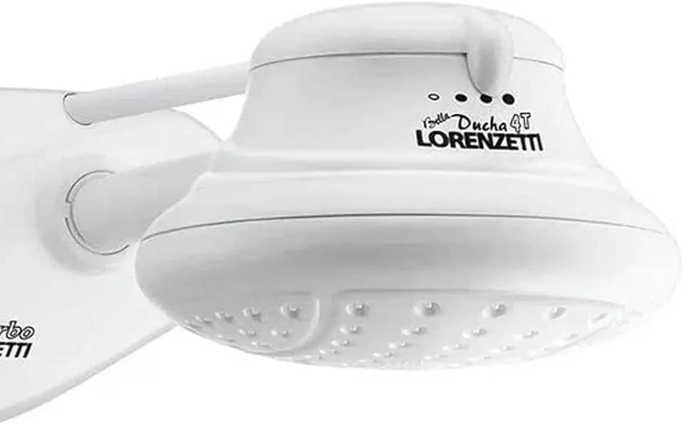 Bella Ducha Turbo 4T 220V 6800W, Lorenzetti, 7531254, Branco, Pequeno