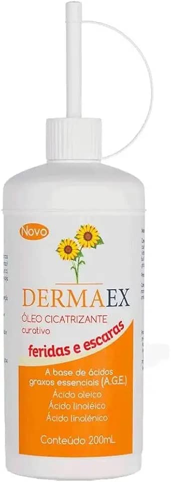 Dermaex Oleo de Girassol Feridas Escaras Cicatrizante 200mL