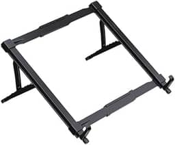 Suporte para Notebook Regulável em ABS Ergonômico Portátil com 5 Alturas – Melhora Postura – Certificado NR17