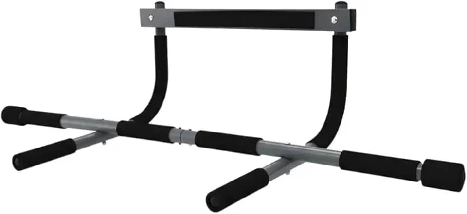 Barra Fixa Multifuncional Parede Porta Chão Academia Treino