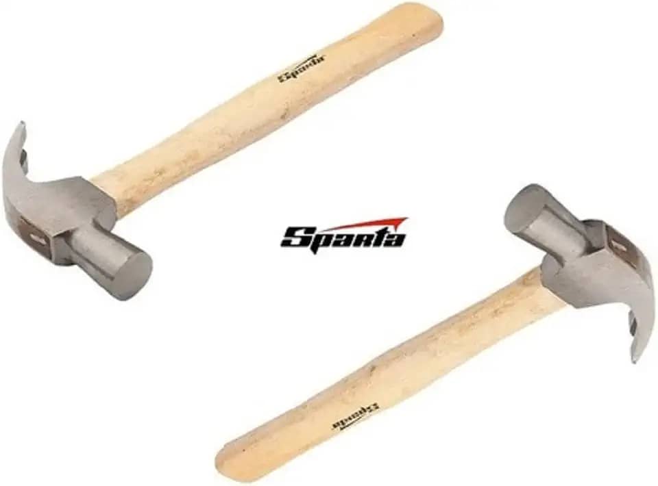 Martelo Unha, Cabeça 29 Mm, Cabo Em Madeira Sparta