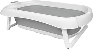 Buba Banheira Dobrável Silicone E Plástico Portátil (Cinza)