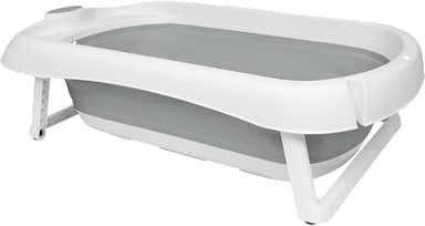 Buba Banheira Dobrável Silicone E Plástico Portátil (Cinza)