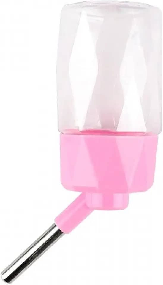 Bebedouro Bragança para Roedores 250ml Bico Inox-rosa